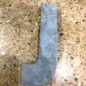 Anthropologie Metal letter J